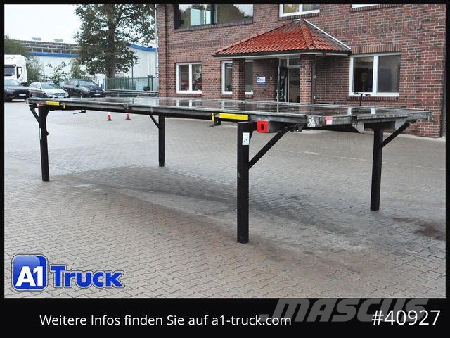 Wecon WPR 745, verzinkt, Telebeine, offen Plateau Platformen