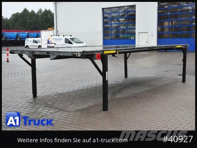 Wecon WPR 745, verzinkt, Telebeine, offen Plateau Platformen