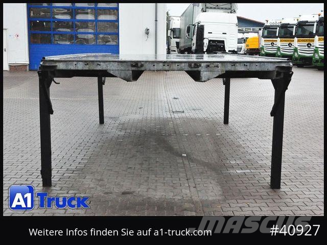 Wecon WPR 745, verzinkt, Telebeine, offen Plateau Platformen