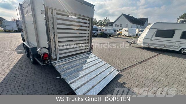 WST Edition Schlacht mit Seilwinde Viehanhänger Remorci transport animale