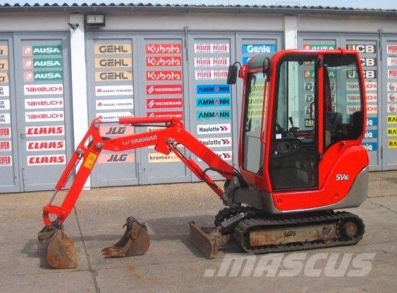 Yanmar SV 16 * 2x Löffel * vgl. 15 17 18 Minibagger < 7t