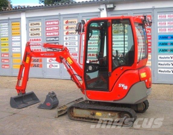 Yanmar SV 18 * 2x Löffel * vgl. 15 16 17 Minibagger < 7t