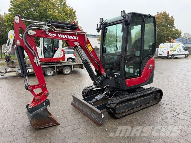 Yanmar SV 22, BJ 24, 296 BH, MS03, TL, 2-fach Hydr. Mini ekskavatörler, 7 tona dek