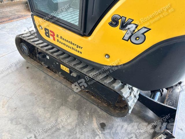 Yanmar SV16 Minibagger / inkl GRL starr / nur 400h حفارات صغيرة أقل من 7 طن (حفارات صغيرة)
