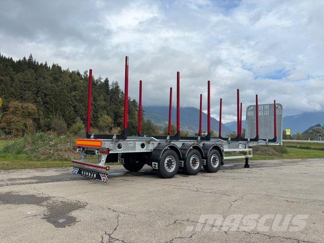 Zaslaw Timber-Trailer HERBST-AKTION Semirremolque de transporte de madera