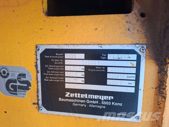 Zettelmeyer ZL2002 Cargadoras sobre ruedas