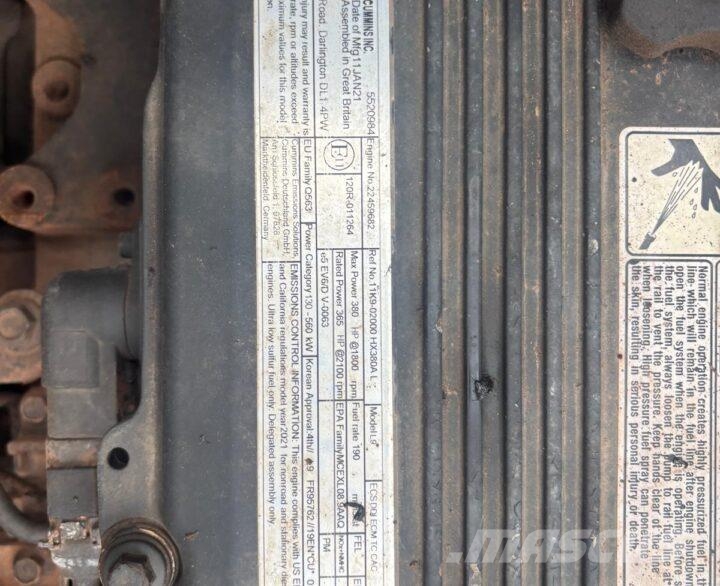 Hyundai HX380AL حفارات زحافة