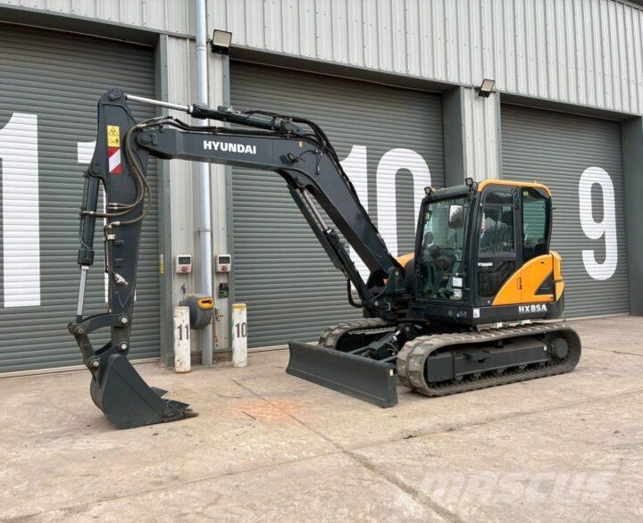 Hyundai HX85A 小型挖土機/掘鑿機<7t(小型挖掘機)