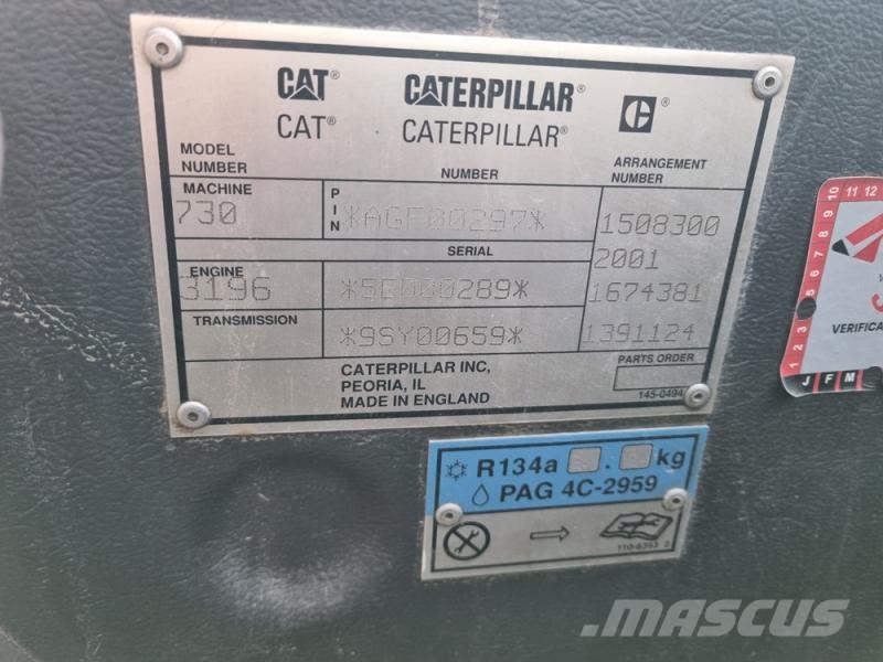 CAT 730 Csuklósdömperek
