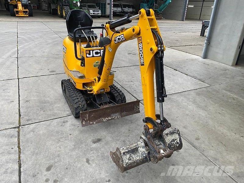 JCB 8008 Morain & 3 godets Excavadoras sobre orugas
