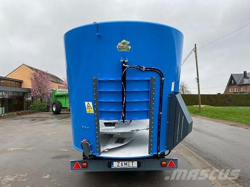 Zamet Mixer Wagon Fider Fider 2 Vis 20m³ Söödajagajad/mikserid