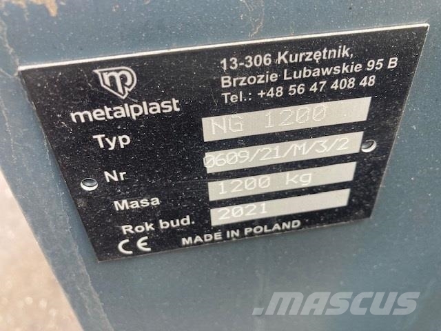 - - - 1500 KG Frontvægt Przednie obciążniki