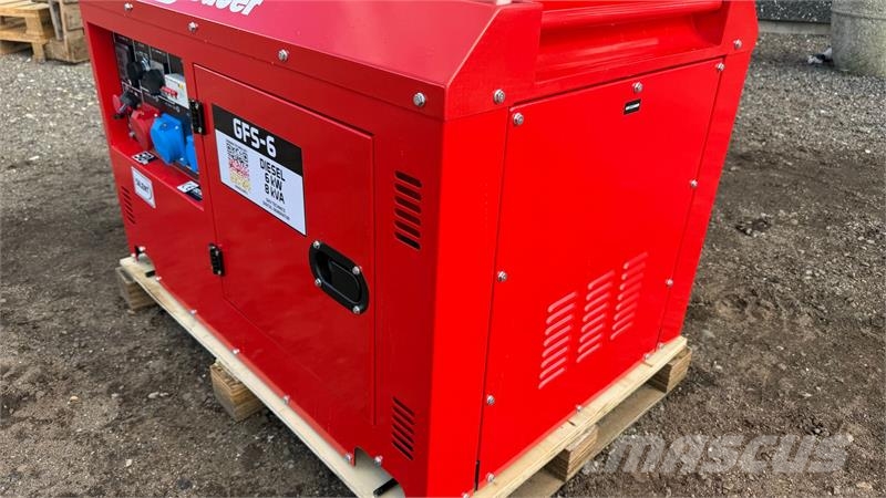 Bauer GFS-6 Kvalitets Bauer 8KVA generator Andre generatorer