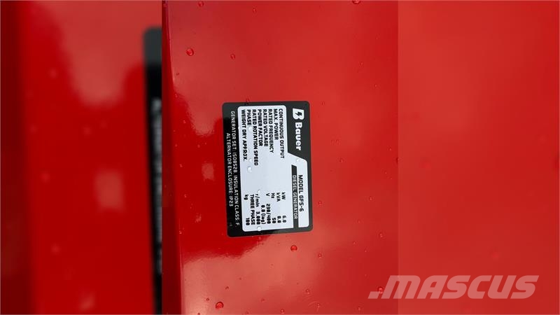 Bauer GFS-6 Kvalitets Bauer 8KVA generator مولدات أخرى