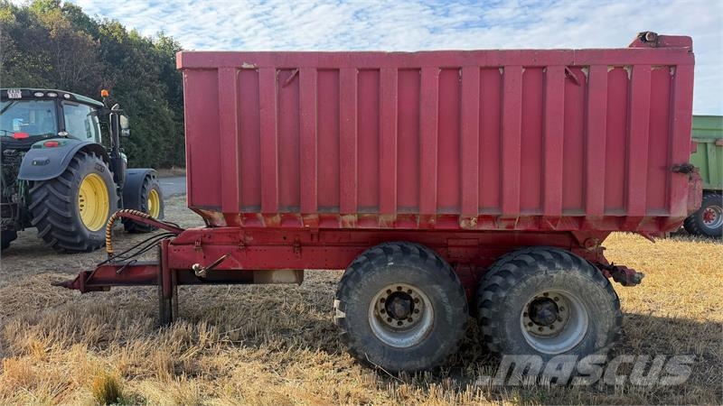 BS 16 ton BREDE HJUL, BOOGIE, HYDRAULISK BAGSMÆK Kiper prikolice