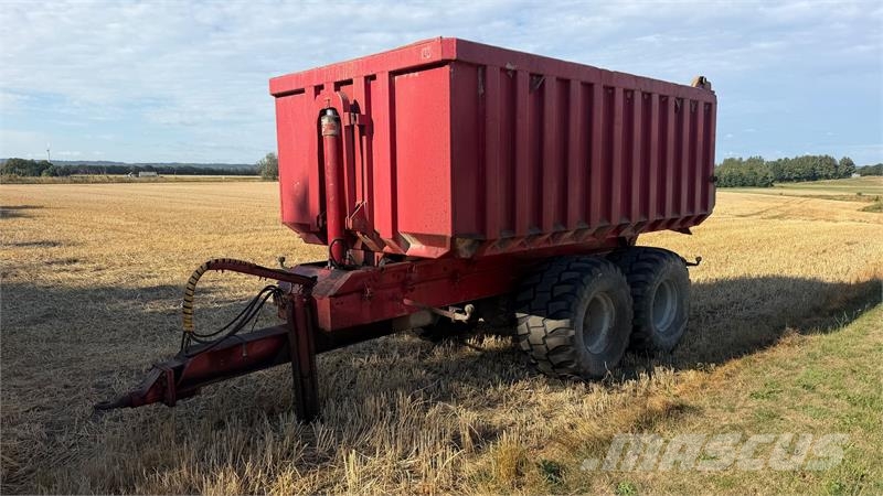 BS 16 ton BREDE HJUL, BOOGIE, HYDRAULISK BAGSMÆK Kippiperävaunut