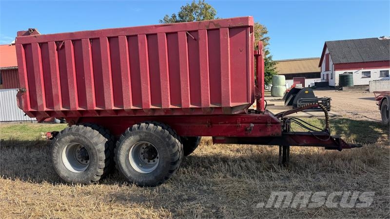 BS 16 ton BREDE HJUL, BOOGIE, HYDRAULISK BAGSMÆK Kiper prikolice