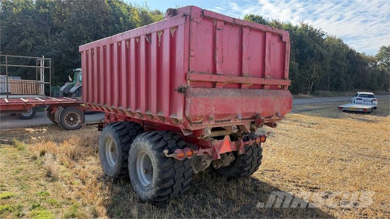 BS 16 ton BREDE HJUL, BOOGIE, HYDRAULISK BAGSMÆK Kiper prikolice