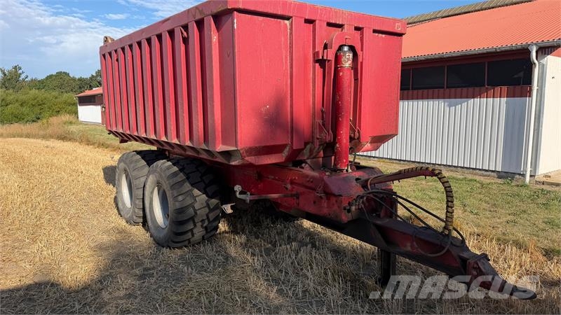 BS 16 ton BREDE HJUL, BOOGIE, HYDRAULISK BAGSMÆK Kiper prikolice