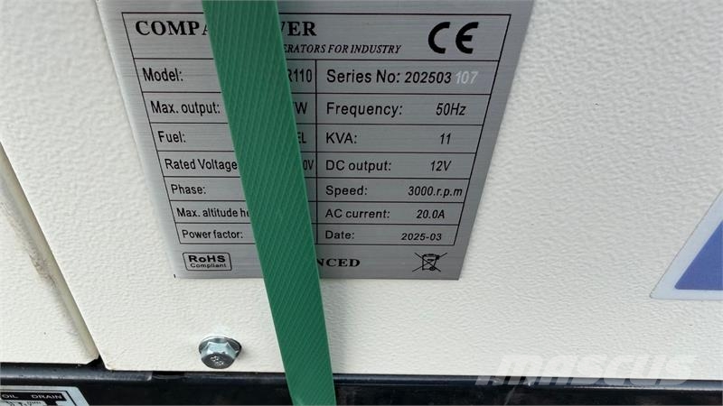 Compal Power VG-R110 11 KVA Støjsvag Diesel Genera Andre generatorer
