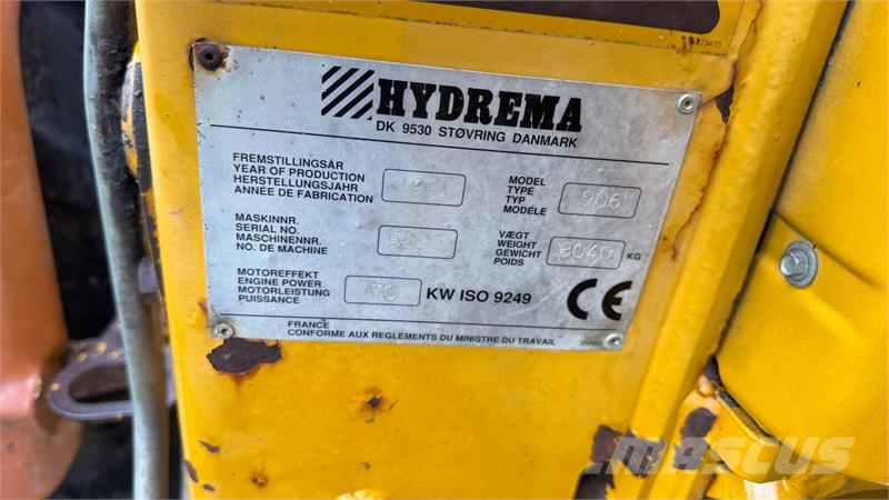 Hydrema 906B Fin og velkørende rendegraver Graaf-laadcombinaties