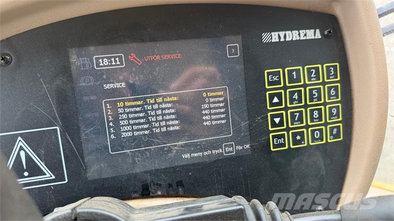 Hydrema 906D Velkørende rendegraver med ESD Dobbeltcommand Rýpadlo-nakladače