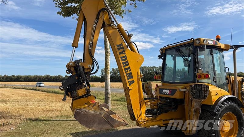 Hydrema 906E Flot brugt rendegraver med Engcon rotortilt, Backhoe loaders