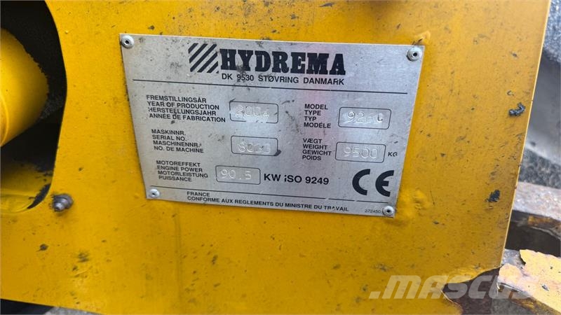 Hydrema 926C Med Vejesystem til frontskovl og ESD Dobbelt  Retroescavadoras