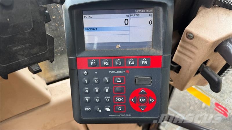 Hydrema 926C Med Vejesystem til frontskovl og ESD Dobbelt  Retroescavadoras