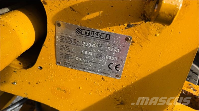 Hydrema 926D Fin rendegraver med Rotortilt med klo samt ES Rendegravere