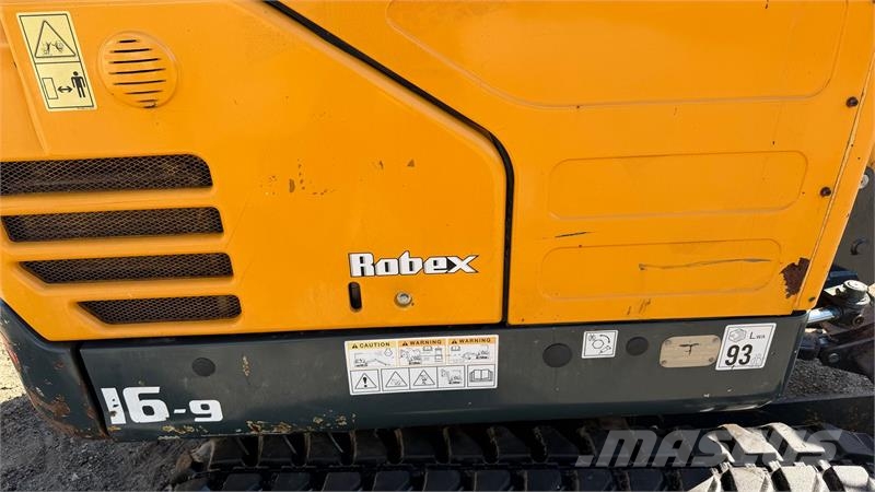 Hyundai EX16-9 Planerblad med tilt samt 2 ekstraskovle med Minigraafmachines < 7t