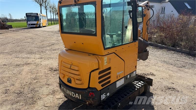 Hyundai EX16-9 Planerblad med tilt samt 2 ekstraskovle med Minigraafmachines < 7t