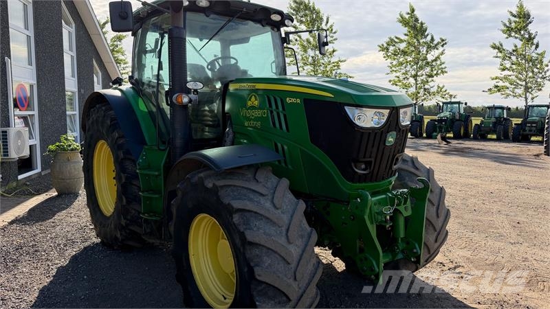 John Deere 6210R Frontlift, DirectDrive Tracteur