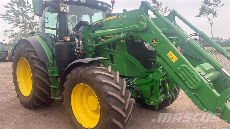 John Deere 6R 185 JOHN DEERE LÆSSER, FRONTLIFT, AUTOTRAC READ Tracteur