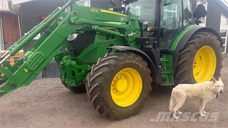 John Deere 6R 185 JOHN DEERE LÆSSER, FRONTLIFT, AUTOTRAC READ Traktorji