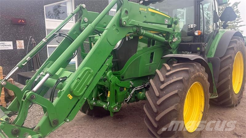John Deere 6R 185 JOHN DEERE LÆSSER, FRONTLIFT, AUTOTRAC READ Tracteur