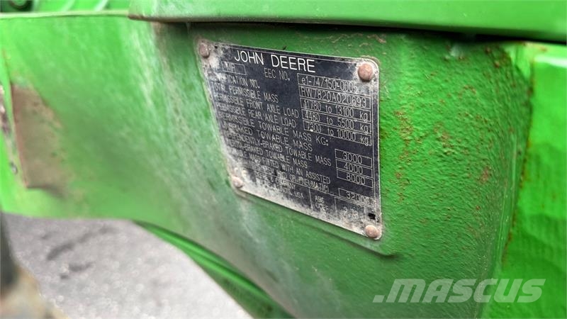 John Deere 7820 Fin brugt traktor med Hitchkrog, TLS affjedre Tracteur