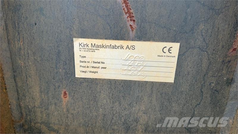 Kirk Maskinfabrik Skovl Planerblad 250 cm med Hydrema b Skovle