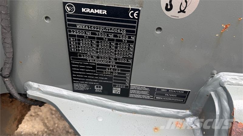Kramer KT447 40 Km/t, hydraulisk skift, 3. funktion Telescopic handlers
