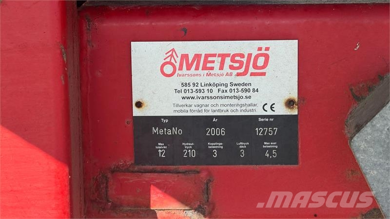 Metsjö Vogn Fin vogn Grönytemaskiner - Övriga