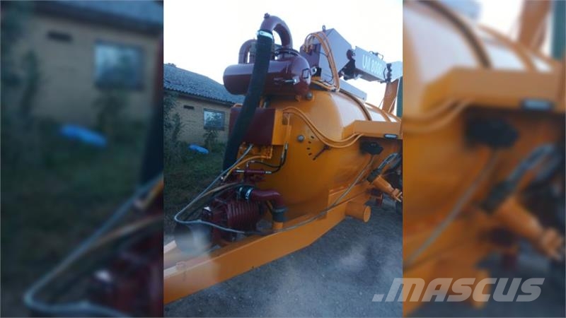 UM 8000 8000 MED TÅRN. TOTAL RENOVERET Camiões-cisterna de lamas