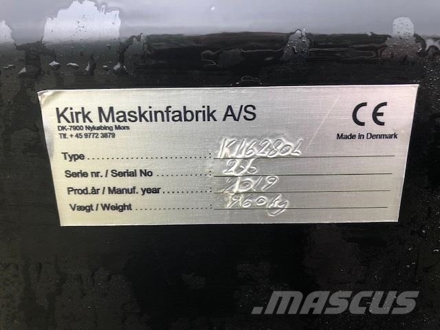 Volvo KIRK K16280 op til 5,1m3 HØJTIP Carregadeiras de rodas