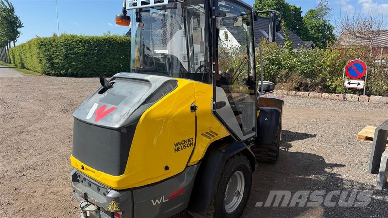 Wacker Neuson WL28 LUKKET HUS, SKOVL OG GAFLER , HYDRAULISK SKIF Minicargadoras
