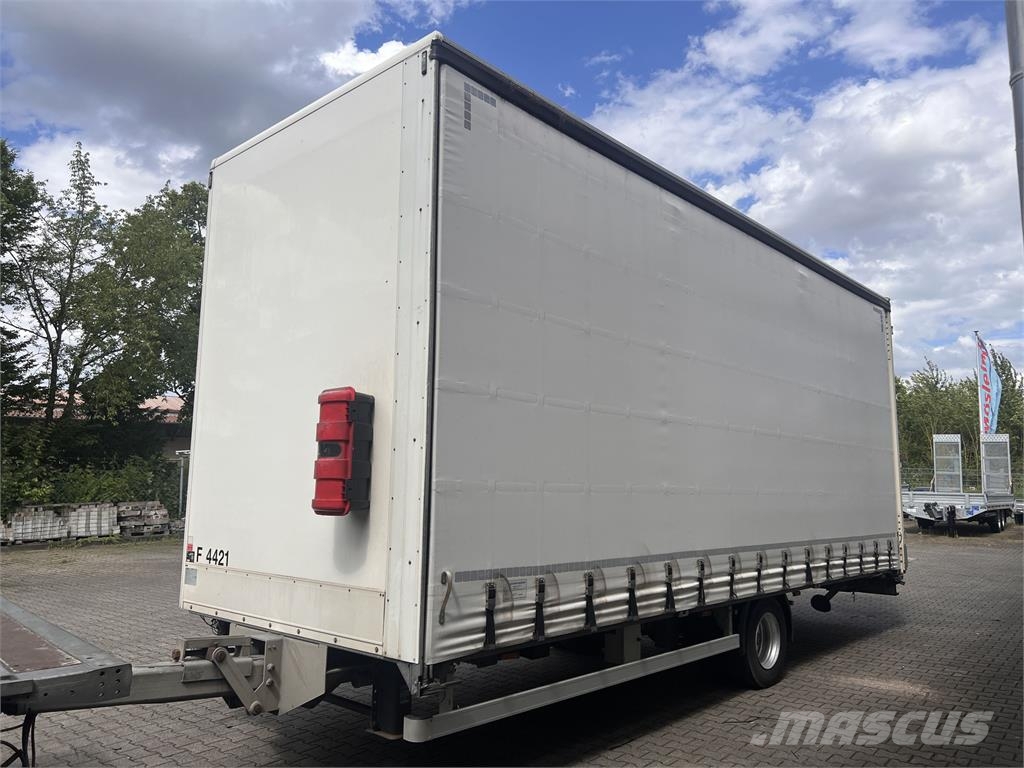 Ackermann Z-KA-F10.5/7,5 1 Achs Planenanhänger 10,5 t GG Remolques de caja de lona
