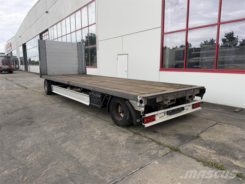 Fliegl ZPS180 2 Achs Jumbo-Plato- Anhänger مقطوروات مسطحة/مفصلية الجوانب