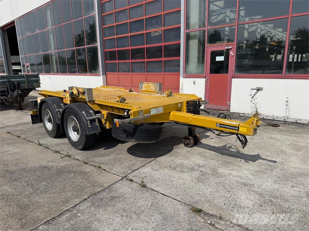 Hüffermann HTM 13.40L 14 t Tandem- Muldenanhänger, wenig Ben مقطورات ذات صهاريج