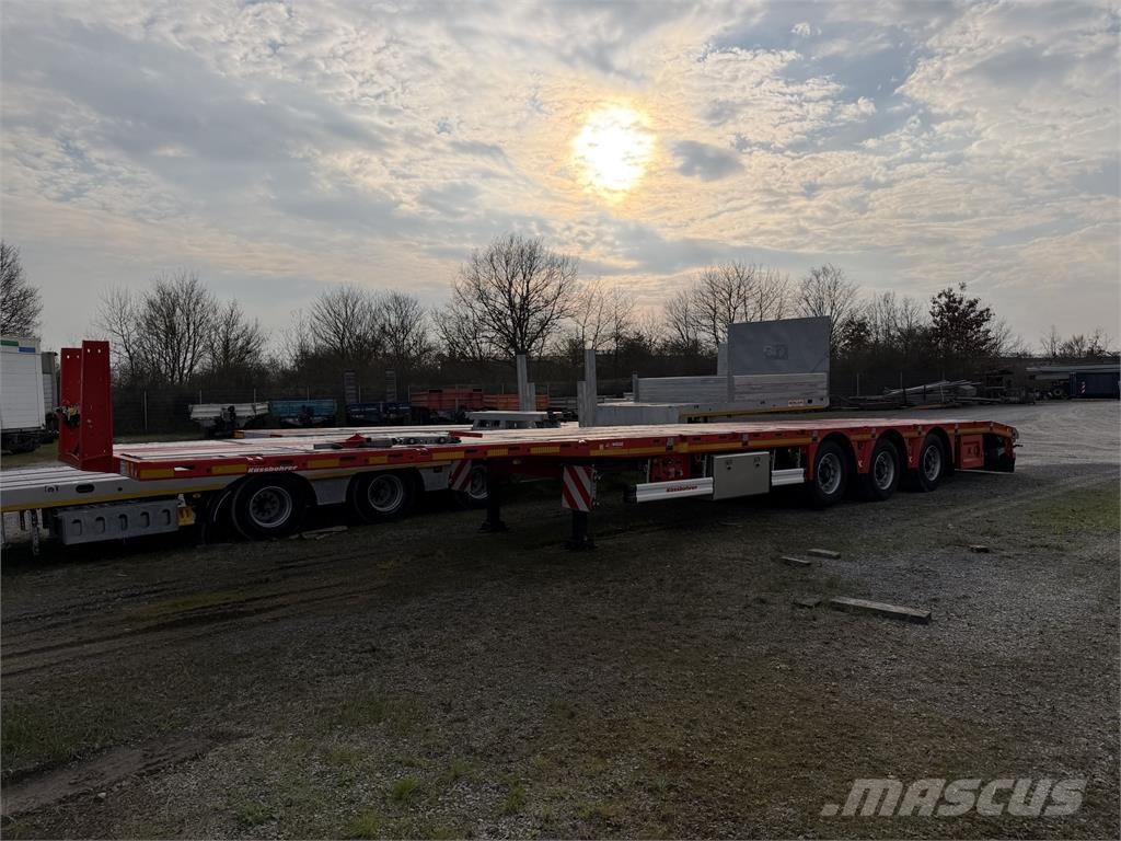 Kässbohrer LB3E 3 Achs Mega Satteltieflader, Jumbo, Wenig Be Низкорамные полуприцепы