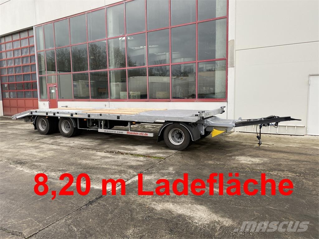 Möslein T 3-8,20 P OR 3 Achs Tieflader gerader Ladefläche Mélybölcsős