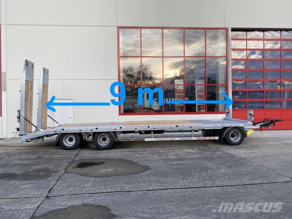 Möslein T 3-9,20 F Blatt 3 Achs Tieflader mit gerader Lad Niski utovarivači
