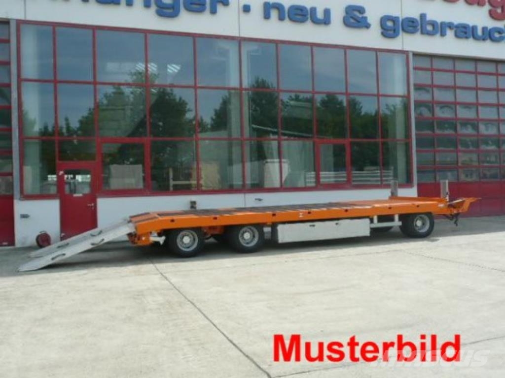 Möslein T 3-P9,2 OR 3 Achs Tieflader gerader Ladefläche 9 Mélybölcsős